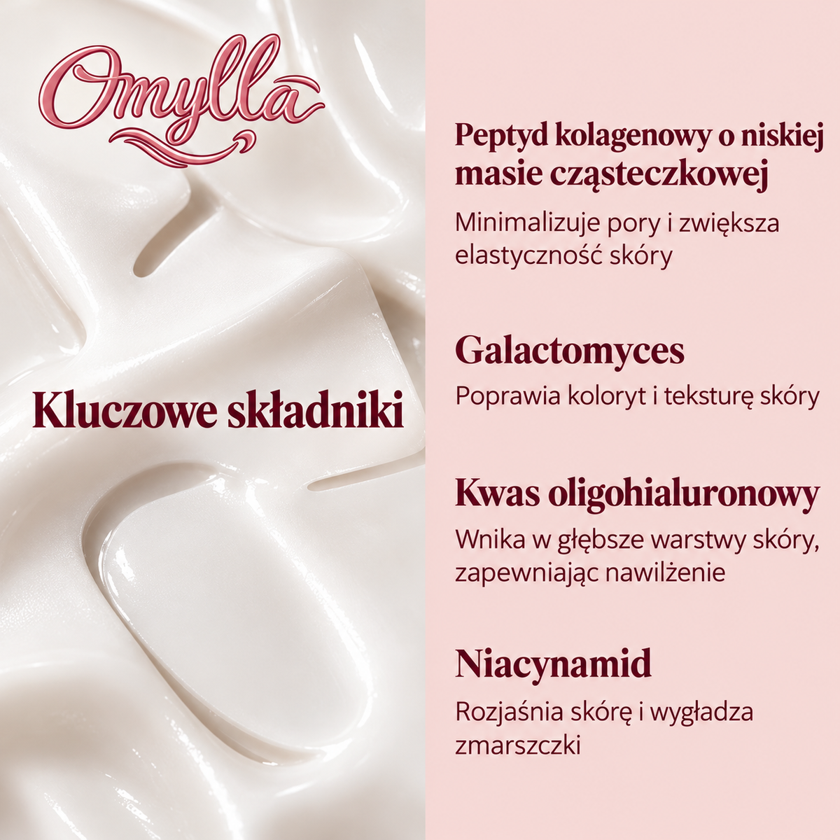 OMYLLA® Maska Kolagenowa Hydrożelowa