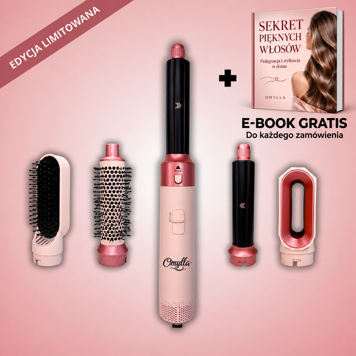 OMYLLA® AirStyler 5w1 – Stylizator do włosów