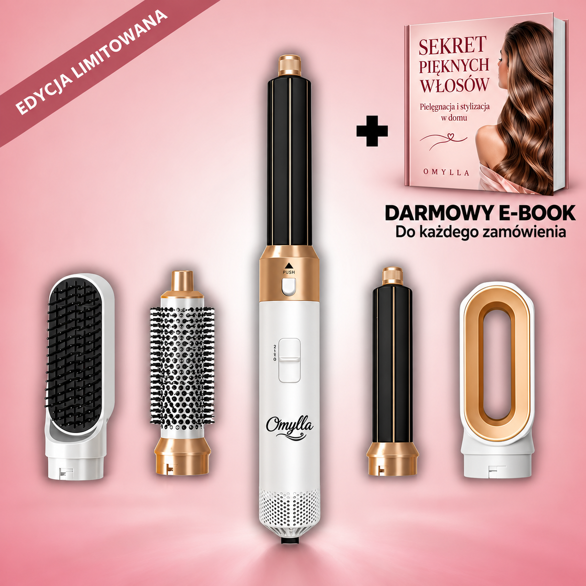OMYLLA® AirStyler 5w1 – Stylizator do włosów