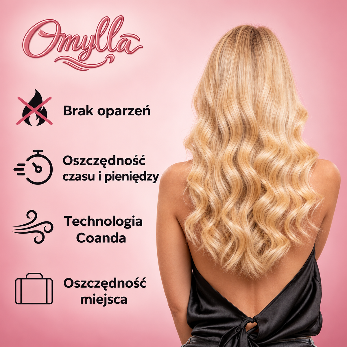 OMYLLA® AirStyler 5w1 – Stylizator do włosów