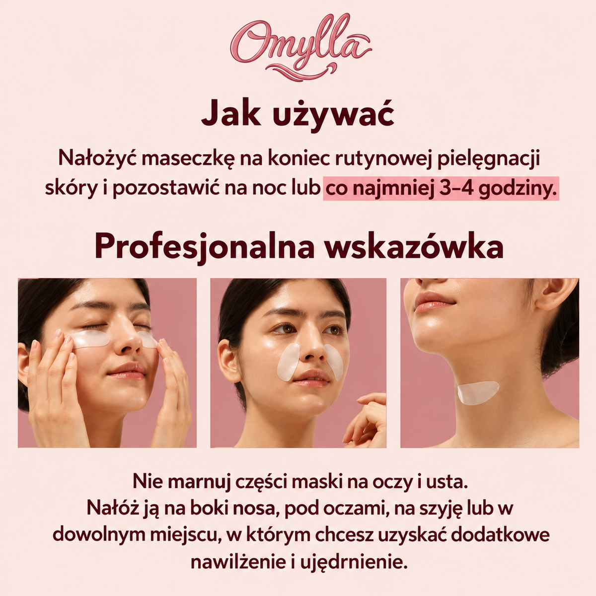 OMYLLA® Maska Kolagenowa Hydrożelowa