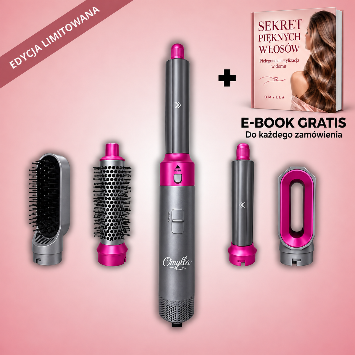 OMYLLA® AirStyler 5w1 – Stylizator do włosów