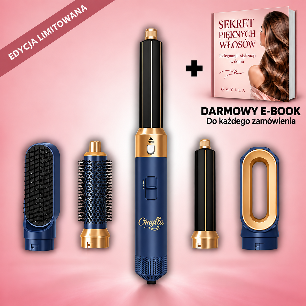 OMYLLA® AirStyler 5w1 – Stylizator do włosów