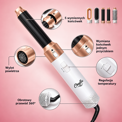 OMYLLA® AirStyler 5w1 – Stylizator do włosów